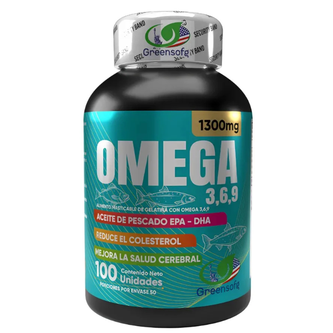 OMEGA 3,6,9 Gomitas 100% Americano Original